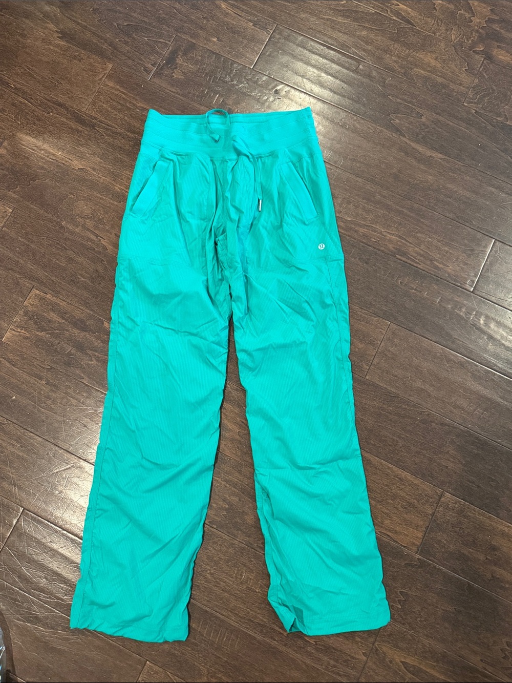 lululemon athletica Teal Dance Studio Pants. NWOT, size 6. Never worn